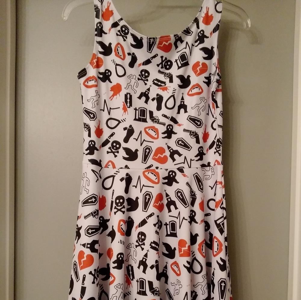 Crime Scene Death Dress Coffins Skulls